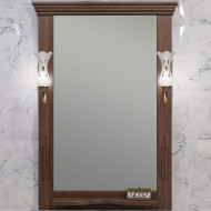 Зеркало Opadiris Риспекто 65 00-00007058 Орех антикварный с выключателем