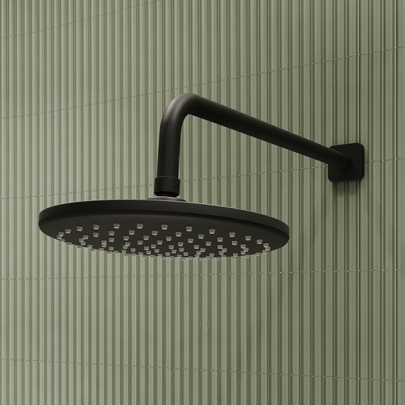 Душевая система Iddis Ray RAYBL03i68 Черная матовая Душевая система Iddis Ray RAYBL03i68 Черная матовая