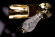 Смеситель для раковины Boheme Crystal 281-CRST Золото