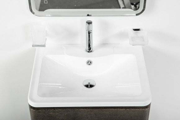 Тумба под раковину BelBagno 70 ALBANO-700-2C-SO-RNG подвесная Rovere Nature Grigio