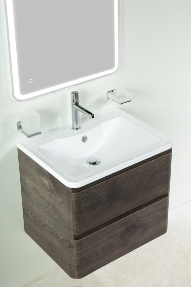 Тумба под раковину BelBagno 70 ALBANO-700-2C-SO-RNG подвесная Rovere Nature Grigio