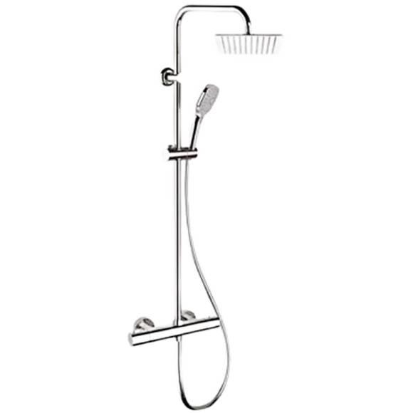 Душевая система Remer Elegance EQ32X8CPUFD25 с термостатом Хром