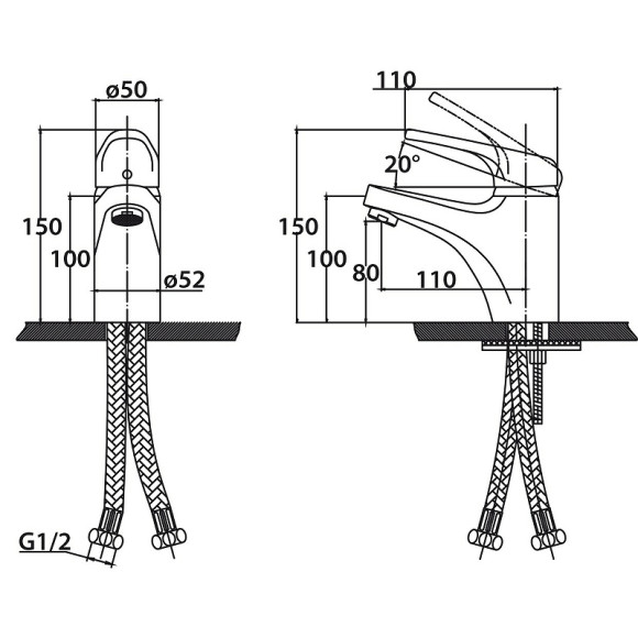 Комплект смесителей Kaiser County 5500К Хром Комплект смесителей Kaiser County 5500К Хром
