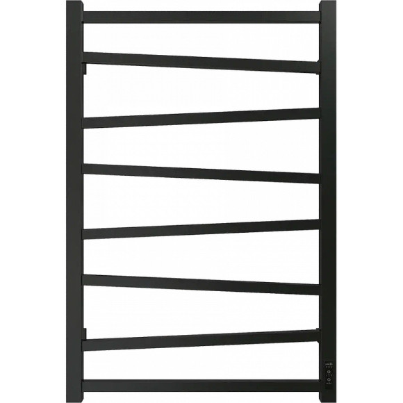 Электрический полотенцесушитель Grois Zigzag GR-103 50/80 П8 9005 R диммер справа Черный матовый Электрический полотенцесушитель Grois Zigzag GR-103 50/80 П8 9005 R диммер справа Черный матовый