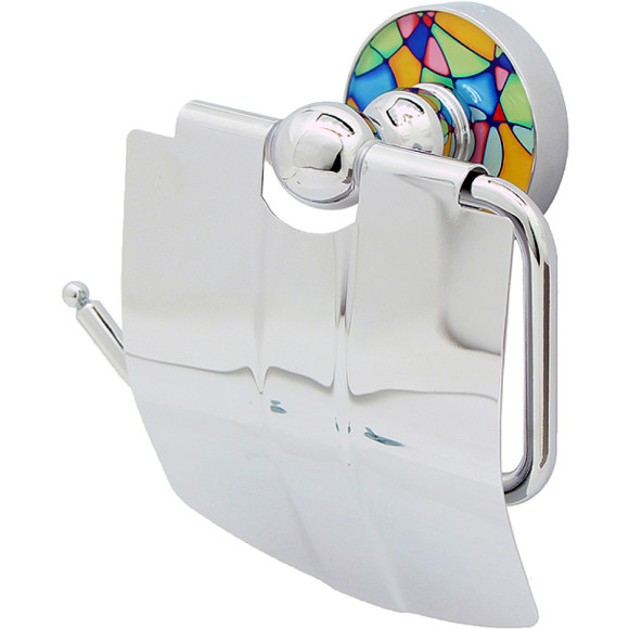 Держатель туалетной бумаги WasserKRAFT Diemel K-2225 крышкой Хром