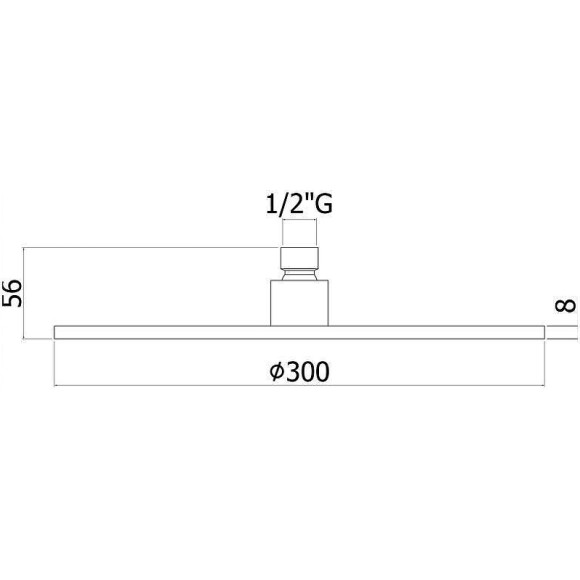Верхний душ Paffoni Master King ZSOF079BO Белый матовый Верхний душ Paffoni Master King ZSOF079BO Белый матовый
