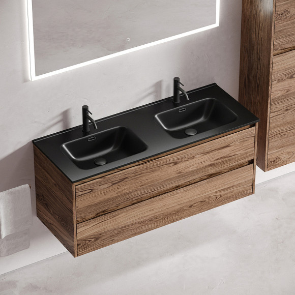 Тумба под раковину Sancos Libra 120 LB120-2ECH подвесная Дуб чарльстон