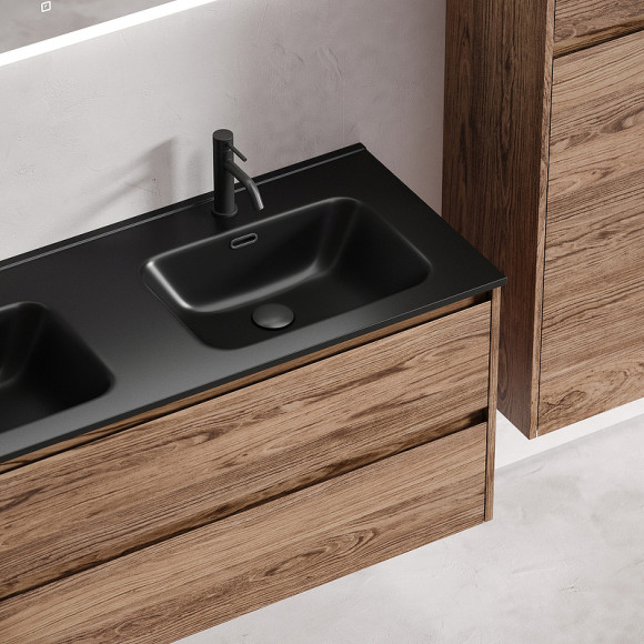 Тумба под раковину Sancos Libra 120 LB120-2ECH подвесная Дуб чарльстон