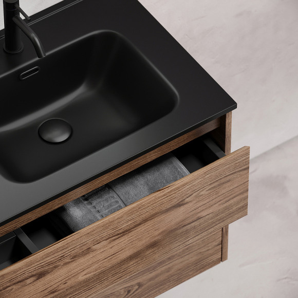 Тумба под раковину Sancos Libra 120 LB120-2ECH подвесная Дуб чарльстон