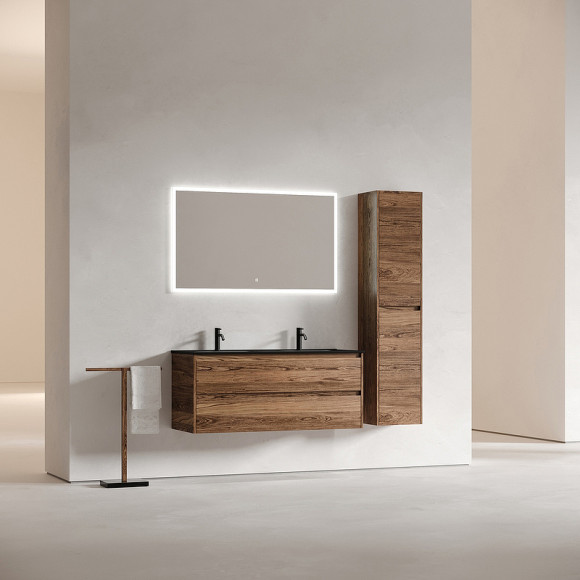 Тумба под раковину Sancos Libra 120 LB120-2ECH подвесная Дуб чарльстон