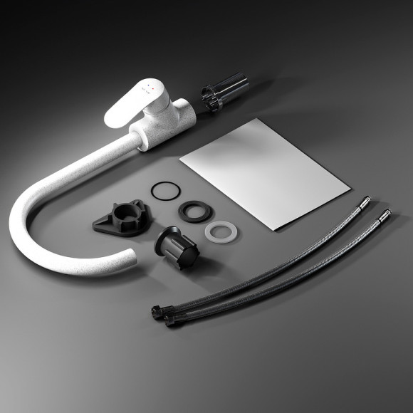 Смеситель для кухни AM.PM Like F8007133 Белый Смеситель для кухни AM.PM Like F8007133 Белый