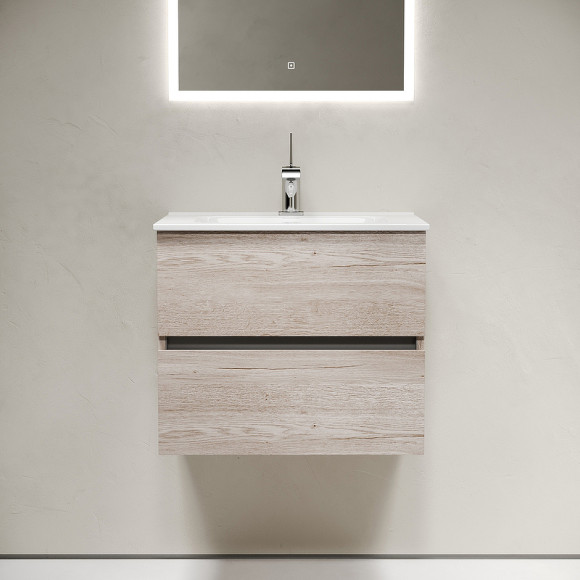 Тумба под раковину Sancos Urban 60 UR60EG подвесная Дуб Галифакс натуральный