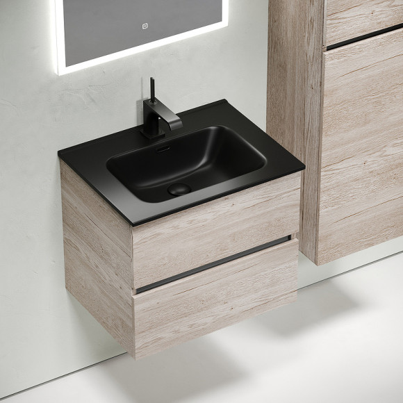 Тумба под раковину Sancos Urban 60 UR60EG подвесная Дуб Галифакс натуральный