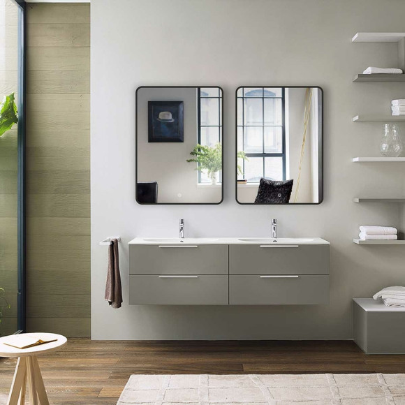 Зеркало Vincea 50 VLM-3VC500B с подсветкой Черное с сенсорным выключателем и диммером Зеркало Vincea 50 VLM-3VC500B с подсветкой Черное с сенсорным выключателем и диммером