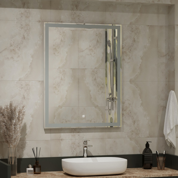 Зеркало Континент Mercury 700x900 ЗЛП506 с подсветкой с сенсорным выключателем Зеркало Континент Mercury 700x900 ЗЛП506 с подсветкой с сенсорным выключателем