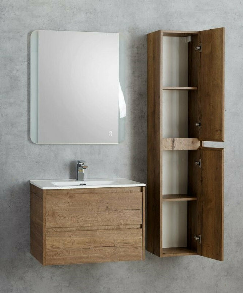 Шкаф пенал BelBagno Kraft 33 R KRAFT-1600-2A-SC-RT-R подвесной Rovere Tabacco Шкаф пенал BelBagno Kraft 33 R KRAFT-1600-2A-SC-RT-R подвесной Rovere Tabacco