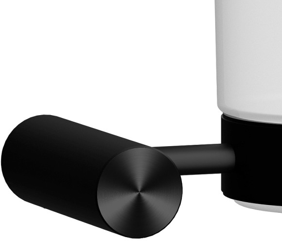 Стакан для зубных щеток Raiber Graceful RPB-80007 Черный матовый Стакан для зубных щеток Raiber Graceful RPB-80007 Черный матовый