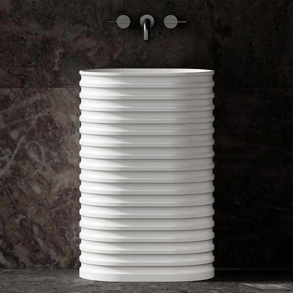 Раковина Abber Stein 58 AS2550 Белая матовая Раковина Abber Stein 58 AS2550 Белая матовая