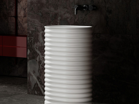 Раковина Abber Stein 58 AS2550 Белая матовая Раковина Abber Stein 58 AS2550 Белая матовая