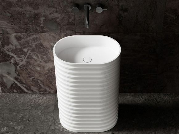 Раковина Abber Stein 58 AS2550 Белая матовая Раковина Abber Stein 58 AS2550 Белая матовая