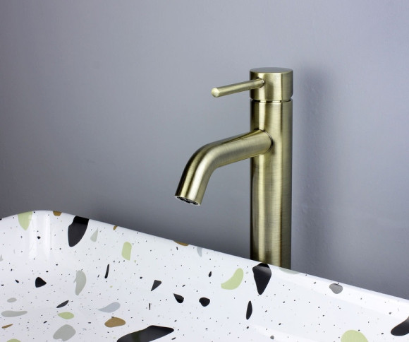 Смеситель для раковины Bronze de Luxe Scandi 1452BR Бронза Смеситель для раковины Bronze de Luxe Scandi 1452BR Бронза