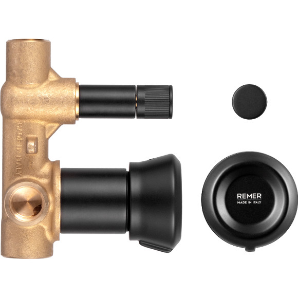 Смеситель для душа Remer Element ET09HNO Черный матовый Смеситель для душа Remer Element ET09HNO Черный матовый