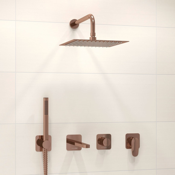 Душевая система WasserKRAFT Asphe A7751.288.289.338.329.290.292.291 Розовое золото