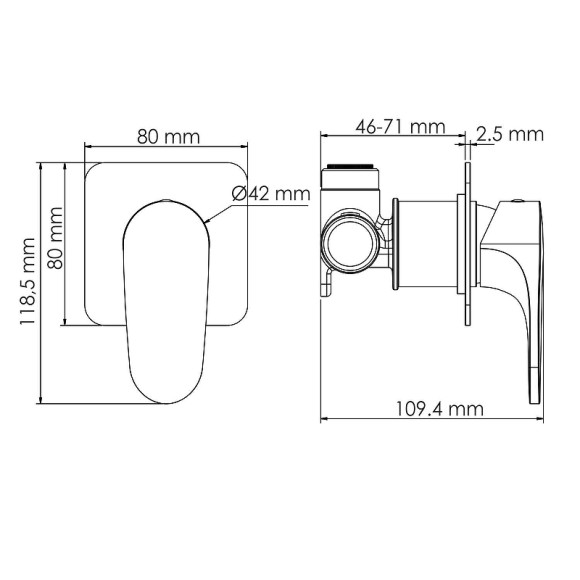 Душевая система WasserKRAFT Asphe A7751.288.289.338.329.290.292.291 Розовое золото
