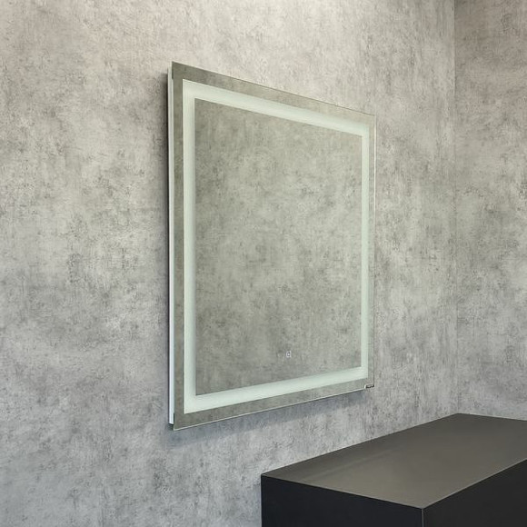 Зеркало Comforty Квадрат 75 00-00005258 с подсветкой с сенсорным выключателем Зеркало Comforty Квадрат 75 00-00005258 с подсветкой с сенсорным выключателем
