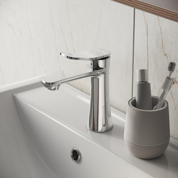 Смеситель для раковины Grossman Advans 510.K35.09.100 Хром Смеситель для раковины Grossman Advans 510.K35.09.100 Хром