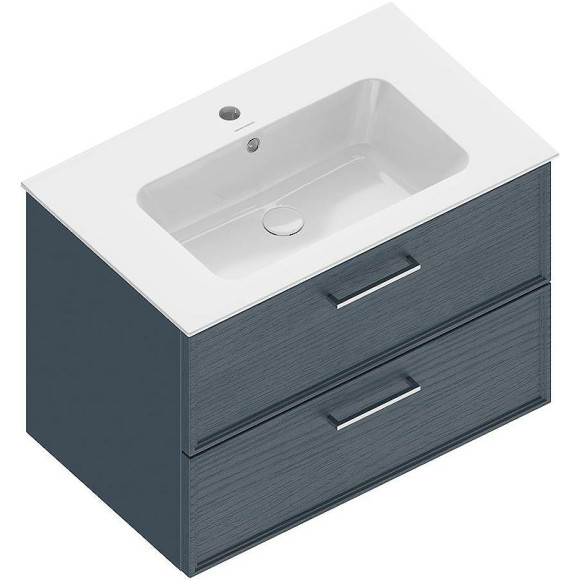 Тумба под раковину Kerama Marazzi Piano Classic 75 PIA.CL.75\BLU.M подвесная Синяя матовая