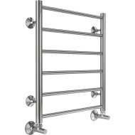 Водяной полотенцесушитель Terminus Аврора П6 500x600 4670078529893 Хром, нижнее подключение, G 1/2" ВР