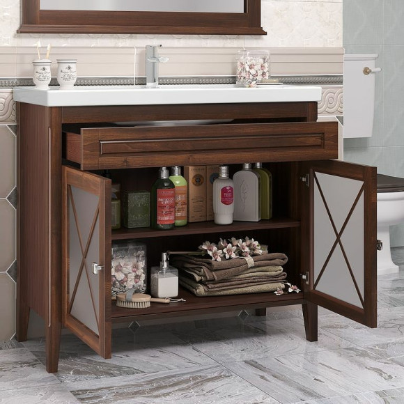 Тумба под раковину Opadiris Палермо 100 00-00006723 Светлый орех