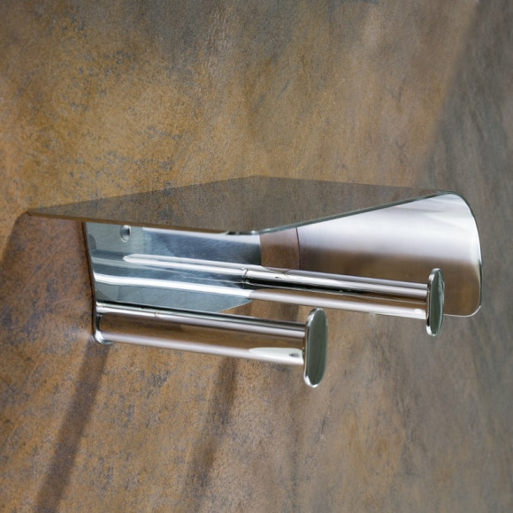 Держатель туалетной бумаги Bemeta Organic 157112161 двойной Хром Держатель туалетной бумаги Bemeta Organic 157112161 двойной Хром