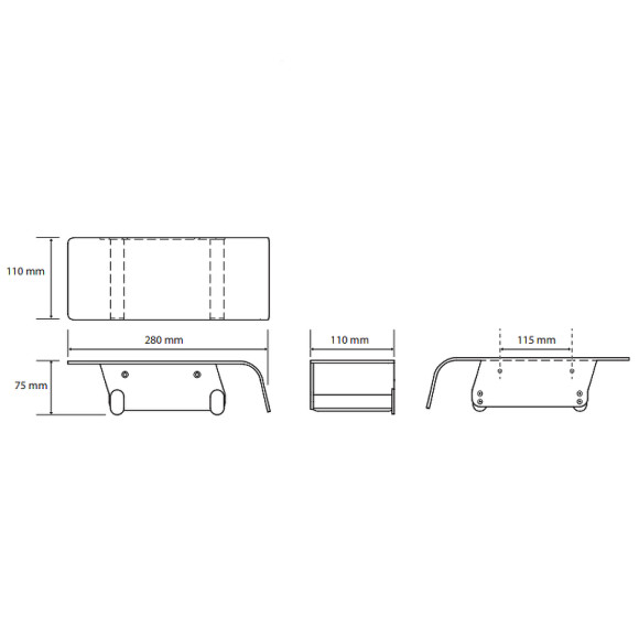 Держатель туалетной бумаги Bemeta Organic 157112161 двойной Хром Держатель туалетной бумаги Bemeta Organic 157112161 двойной Хром