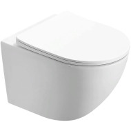 Унитаз Azario Morano AZ-450W подвесной Белый с сиденьем Микролифт