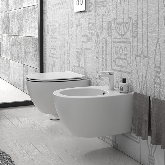 Биде Globo 4All MDS09.BO*1 подвесное Белое матовое Биде Globo 4All MDS09.BO*1 подвесное Белое матовое