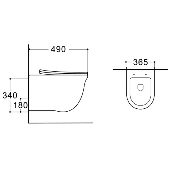 Унитаз Aquatek Классик AQ1112-00 подвесной с сиденьем Микролифт Унитаз Aquatek Классик AQ1112-00 подвесной с сиденьем Микролифт