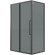 Душевой уголок Grossman Cosmo 110х80 120.K33.02.1180.21.10 профиль Черный матовый стекло тонированное
