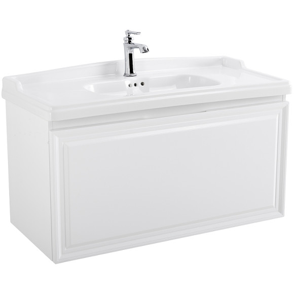 Тумба под раковину Cezares Giubileo 100 GIUBILEO-1000-1C-SO-BL подвесная Bianco Lucido Тумба под раковину Cezares Giubileo 100 GIUBILEO-1000-1C-SO-BL подвесная Bianco Lucido