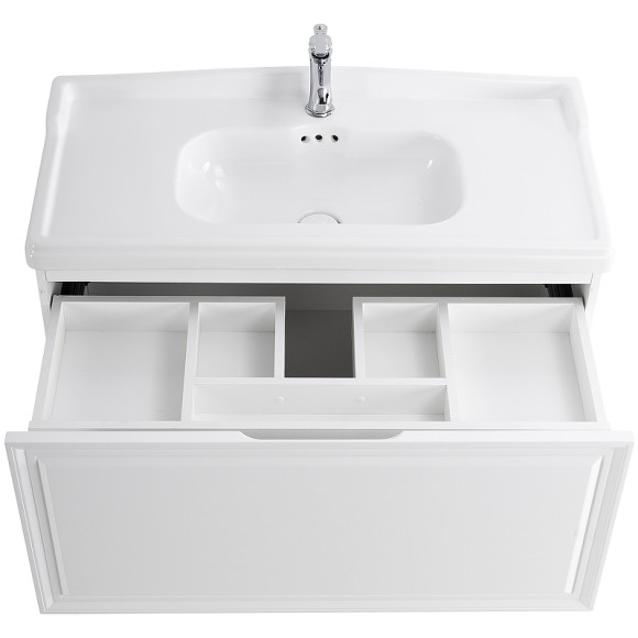 Тумба под раковину Cezares Giubileo 100 GIUBILEO-1000-1C-SO-BL подвесная Bianco Lucido Тумба под раковину Cezares Giubileo 100 GIUBILEO-1000-1C-SO-BL подвесная Bianco Lucido