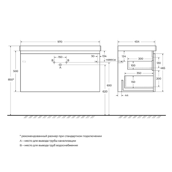 Тумба под раковину Cezares Giubileo 100 GIUBILEO-1000-1C-SO-BL подвесная Bianco Lucido Тумба под раковину Cezares Giubileo 100 GIUBILEO-1000-1C-SO-BL подвесная Bianco Lucido