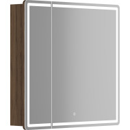 Зеркальный шкаф Sancos Mirror 80 MI80ECH с подсветкой Дуб чарльстон