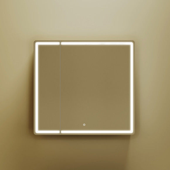 Зеркальный шкаф Sancos Mirror 80 MI80ECH с подсветкой Дуб чарльстон Зеркальный шкаф Sancos Mirror 80 MI80ECH с подсветкой Дуб чарльстон