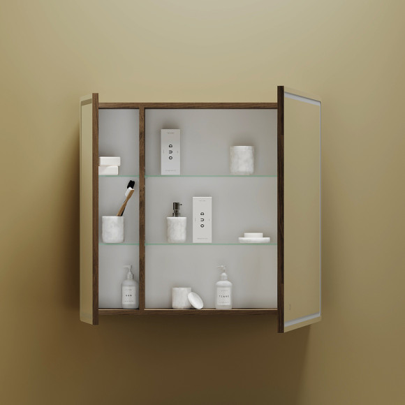 Зеркальный шкаф Sancos Mirror 80 MI80ECH с подсветкой Дуб чарльстон Зеркальный шкаф Sancos Mirror 80 MI80ECH с подсветкой Дуб чарльстон