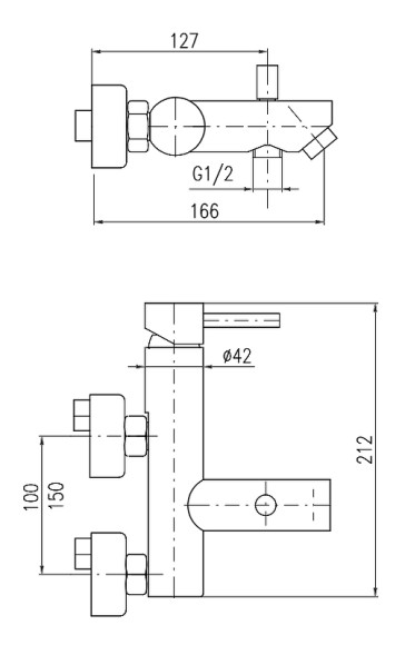 Смеситель для ванны Rav Slezak Seina SE954.5CMAT Черный матовый Смеситель для ванны Rav Slezak Seina SE954.5CMAT Черный матовый
