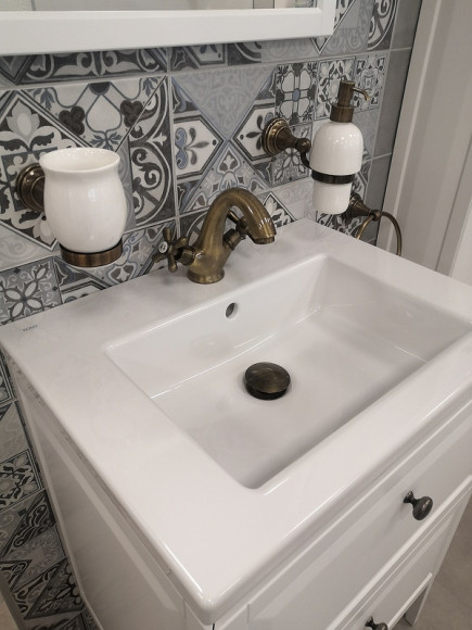 Смеситель для раковины Rav Slezak Morava retro MK129.5SM Бронза