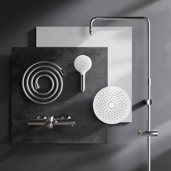 Душевая система AM.PM Like F0780564 с термостатом Хром