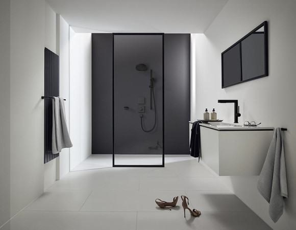 Душевой гарнитур Hansgrohe Vernis Blend Vario 26422670 Черный матовый