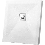 Душевой поддон из искусственного камня Vincea 90x90 VST-4SR9090W Белый матовый
